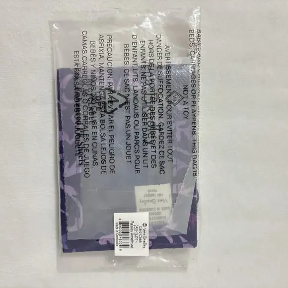 Vera Bradley Paisley Amethyst ID Card Case NWT - Picture 3 of 4